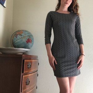 Geometric Print Sheath Dress